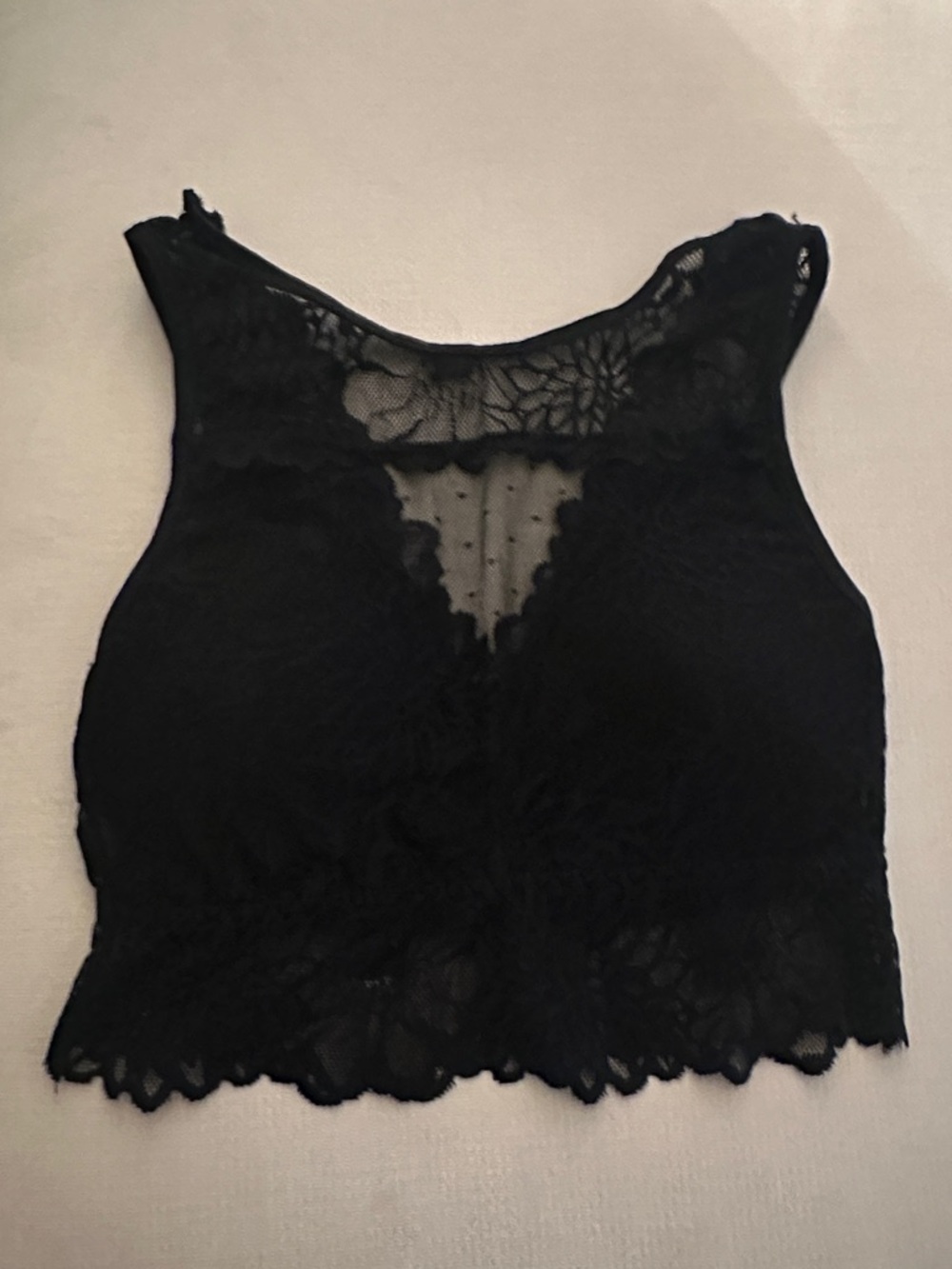 NWOT Size Small Just Be… Black Lace Bralette